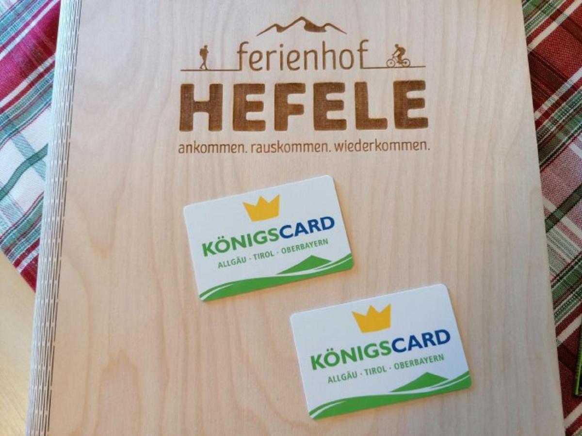 홈페라우 Ferienhof Hefele 아파트 외부 사진